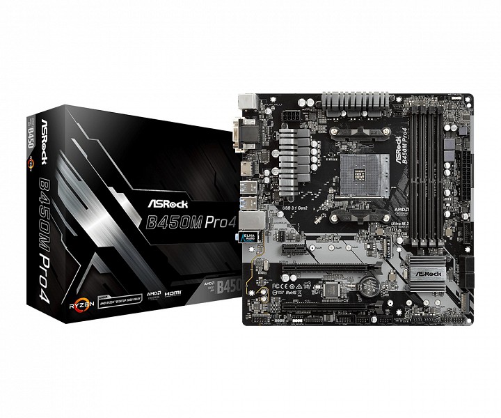 Asrock b450m pro4 не работает интернет